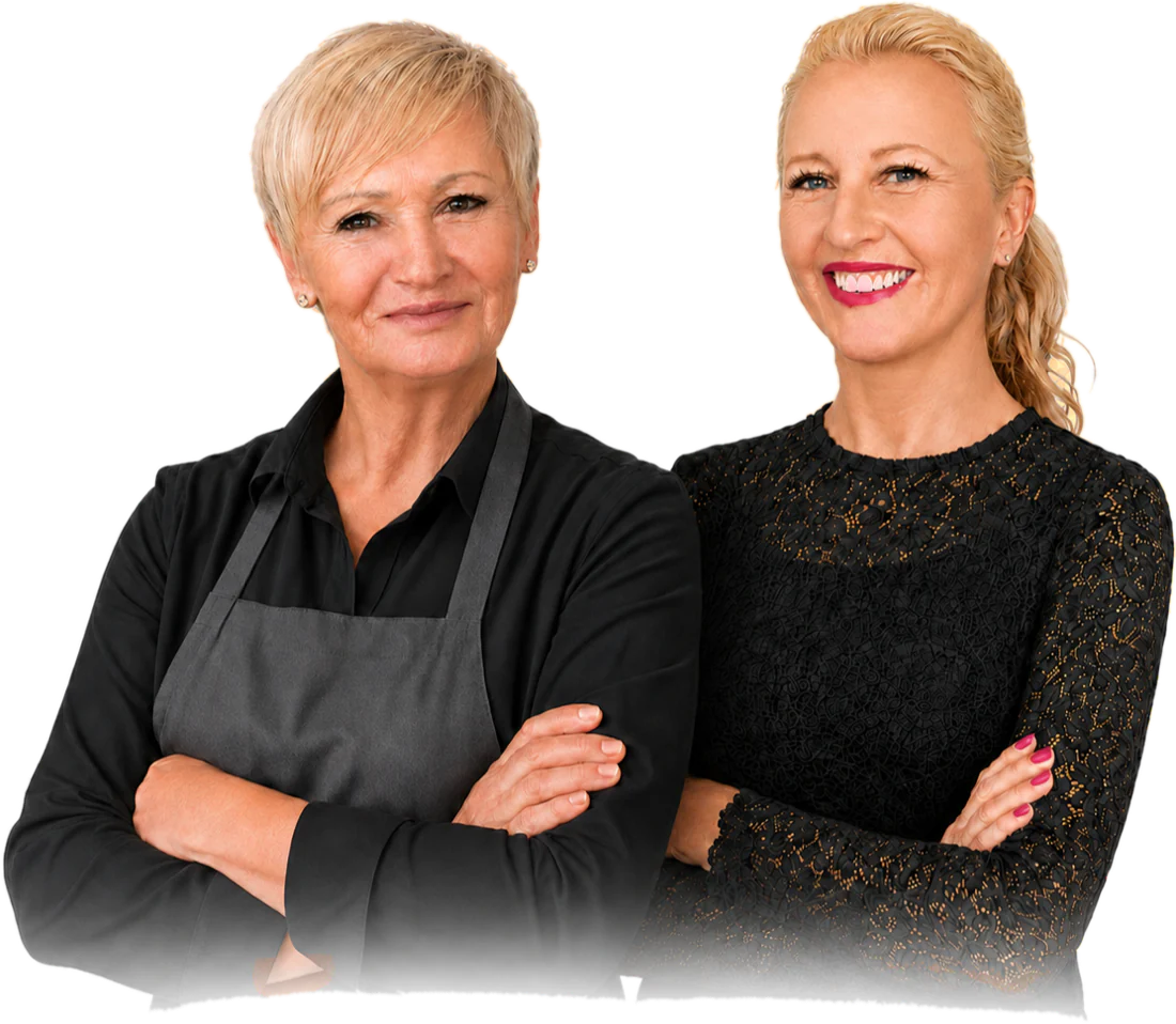 Ann and Elizabeth, who own and run the Clubhouse Café